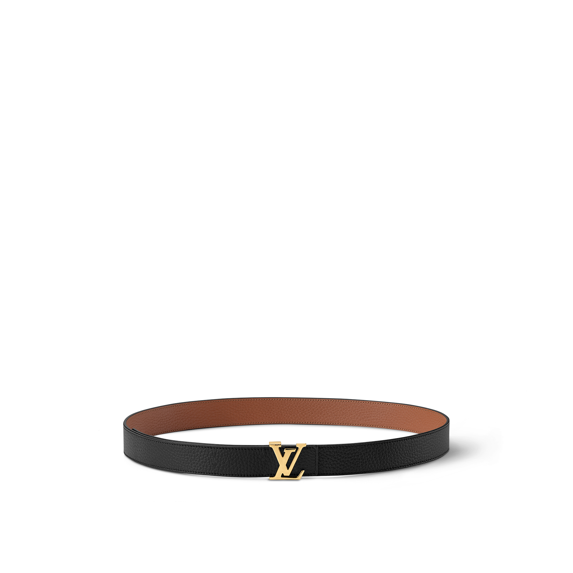 LV Initials 30MM Reversible Belt Taurillon Leather - Accessories M9521W | LOUIS  VUITTON